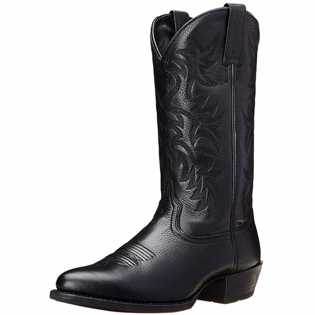 Dam cowboystövlar klassisk stövlar med western broderi