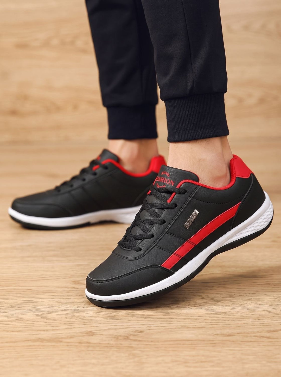Herr ortopedisk vattentät med snörning skor halksäker sneakers