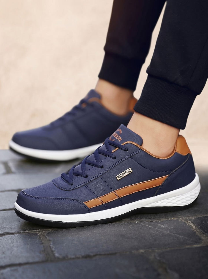 Herr ortopedisk vattentät med snörning skor halksäker sneakers
