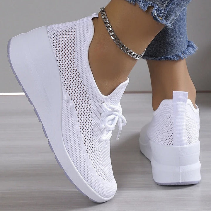 Dam bekväm sneakers i vardaglig löpning stil
